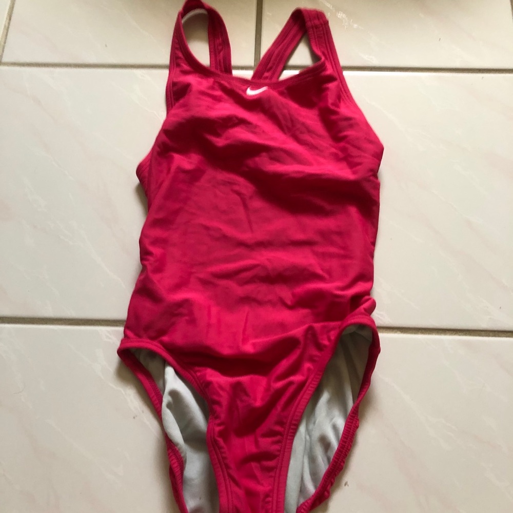 Nike one piece swimsuit suit sz 32/6